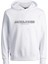 Jprblajason Branding Sweat Hood Erkek Beyaz Sweatshirt 12249401-White 4