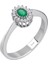 Pırlanta ve Oval Zümrüt Taşlı Anturaj Yüzük 0404R0310 1