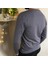 Erkek Slim Fit Dar Kesim Bisiklet Yaka Uzun Kol Pamuklu Tişört 5