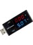 USB Akım Gerilim Test Cihazı Volt Amper Ölçer Çift USB Çıkışlı 1