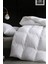 Silikon Yorgan Tek Kişilik 155X215 cm Beyaz Düz Sade Yumuşak Dolgulu Microfiber Kışlık Yorgan 1