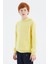 Sarı Kapüşonlu Basic Erkek Çocuk Sweatshirt - 11181 4