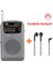 Sonivox VS-R104 Pilli Portatif Mini Radyo Cep Radyo Kullanımı Kolay Radyo Analog Fm-Am Kulaklık Hediyeli ! 2