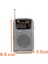 Sonivox VS-R104 Pilli Portatif Mini Radyo Cep Radyo Kullanımı Kolay Radyo Analog Fm-Am Kulaklık Hediyeli ! 1
