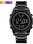 Siyah Skmeı Dijital 2 Zaman Erkek Saatler Moda LED Erkekler Dijital Kol Saati Chrono Mens Reloj Hombre 1611 Için Geri Sayım Alarm Saati (Yurt Dışından) 1