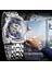 GMT1236-3 Forsining Hollow Açık Çalışma Mavi Kadran Gümüş Paslanmaz Çelik Su Geçirmez Retro 3D Otomatik Mekanik Bilek Saati Saat (Yurt Dışından) 4