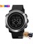 Siyah 2 Kutu ile Skmeı Spor Izle Erkekler Lüks Marka 5bar Su Geçirmez Saatler Montre Erkekler Çalar Saat Moda Dijital Saat Relogio Masculino 1426 (Yurt Dışından) 1