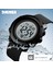 Siyah 2 Kutu ile Skmeı Spor Izle Erkekler Lüks Marka 5bar Su Geçirmez Saatler Montre Erkekler Çalar Saat Moda Dijital Saat Relogio Masculino 1426 (Yurt Dışından) 5