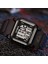 Kara Kutu Spora Dayanıklı Dijital Saatler 50 M Su Geçirmez Alarm Izle Dikdörtgen Kadran Tarih LED Sert Yapı Bilek Saati Reloj Hombre + Kutu (Yurt Dışından) 5