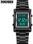 Siyah Siyah Skmeı Erkek Saatler Moda LED Erkekler Dijital Kol Saati Chrono Geri Sayım Alarm Saati Mens Reloj Hombre 1812 Montre Homme (Yurt Dışından) 4