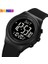 Siyah Beyaz Montre Homme Skmeı Marka Erkek Spor Saatler Moda Chronos Geri Sayım Su Geçirmez LED Dijital Saat Adam Askeri Kol Saati (Yurt Dışından) 1