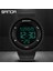 Beyaz Siyah Sanda Unisex Yaratıcı LED Elektronik Spor Saatler Geri Sayım Kronometre Saat 5bar Su Geçirmez Erkek Kol Saati Montre Homme Izle (Yurt Dışından) 3