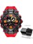 Red-Box Smael Zeytin Yeşili Askeri Spor Izle Erkekler Için Aydınlık Su Geçirmez Dijital Saatler Chronograph Kuvars Kronometre Adam Часы Relogio (Yurt Dışından) 1