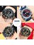 Red-Box Smael Zeytin Yeşili Askeri Spor Izle Erkekler Için Aydınlık Su Geçirmez Dijital Saatler Chronograph Kuvars Kronometre Adam Часы Relogio (Yurt Dışından) 2
