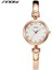 11S9549L04 Sınobı Moda Kadın Altın Bilezik Saatler Kızlar Lüks Kristal Izle Kadın Saat Cenevre Kuvars Kol Saati Relogio Feminino (Yurt Dışından) 2
