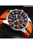 Turuncu Saatler Erkekler Lüks Marka Skmeı Chronograph Erkekler Spor Saatler Su Geçirmez Erkek Saat Kuvars Erkek Saati Reloj Hombre 2018 (Yurt Dışından) 4