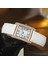 Kahverengi Gül Kutusu Wwoor Yeni Kadın Izle Moda Beyaz Deri Bayanlar Kol Saati Su Geçirmez Kuvars Elmas Rhinestones Bilezik Saat Montre Femme (Yurt Dışından) 3