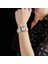 Kahverengi Gül Kutusu Wwoor Yeni Kadın Izle Moda Beyaz Deri Bayanlar Kol Saati Su Geçirmez Kuvars Elmas Rhinestones Bilezik Saat Montre Femme (Yurt Dışından) 4