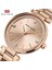 Kutu ile Gül Altın Mını Focus Lüks Kuvars Kadın Saatler Bilezik Saat Bayanlar Ultra Ince Elbise Taklidi Elmas Gül Altın Saat Montre Femme (Yurt Dışından) 2