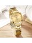 Gül Altın Kutusu Curren Gül Altın Izle Kadın Saatler Bayanlar Yaratıcı Çelik Kadın Bilezik Saatler Kadın Saat Relogio Feminino Montre Femme (Yurt Dışından) 2