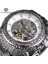 GMT1213-3 Forsining Otomatik Mekanik Saat Lüks Açık Kol Saati Moda Erkek Saatler Paslanmaz Çelik Retro Saat (Yurt Dışından) 1