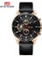 216G-5 2023 Yeni Moda Tasarımı Erkek Saatleri Üst Markalı Günlük Spor Siyah Yüzey Paslanmaz Çelik Su Geçirmez Kuvars Takvimli Saatler (Yurt Dışından) 1