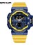 Sarı BLUE3129 Kum Elektronik Saatler Erkek Su Geçirmez Çift Ekran Kuvars Kol Saati Erkek Saat Spor Askeri Izle Relogios Masculino (Yurt Dışından) 1