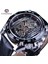 GMT1074-3 Forsining Mekanik Steampunk Serisi Erkekler Askeri Spor Izle Şeffaf Kadran Otomatik Izle Üst Marka Lüks Saat (Yurt Dışından) 2