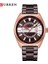Kahve Curren 8403 Erkekler Için Rahat Spor Saatler Üst Marka Lüks Askeri Deri Kol Saati Adam Saat Moda Chronograph Kol Saati (Yurt Dışından) 1