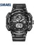 Beyaz Smael Lüks Marka Erkek Saati Açık Spor Su Geçirmez Saatler Çift Ekran Kuvars Askeri Dijital Saat Relogio Masculino (Yurt Dışından) 4