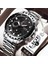 Gümüş Mavi S Üst Marka Lıge Rahat Spor Saatler Erkekler Için Lüks Askeri Çelik Büyük Kol Saati Adam Saat Moda Chronograph Kol Saati (Yurt Dışından) 2