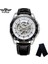 WR813703 Kutusu ile Kazanan Otomatik Mekanik Erkek Kol Saati Askeri Ordu Spor Erkek Saat Üst Marka Lüks Moda Adam Izle Hediye 8137 (Yurt Dışından) 1