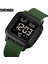 Siyah Yeşil Açık Spor Izle Erkekler Çok Fonksiyonlu Chrono 5bar Su Geçirmez Çalar Saat Dijital Kol Saatleri Reloj Hombre Skmeı Montre Homme (Yurt Dışından) 1