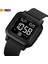 Siyah 2 Skmeı Açık Spor Izle Erkekler Alarm Chrono Saat 5bar Su Geçirmez Askeri Saatler LED Ekran Şok Dijital Saat Reloj Hombre (Yurt Dışından) 1