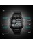 Siyah Moda Erkek Spor Saat Kare Ikili Zaman LED Dijital Saatler Erkek Saatler Relojes Deportivos Herren Uhren Reloj Hombre Montre (Yurt Dışından) 3