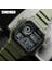 Siyah Moda Erkek Spor Saat Kare Ikili Zaman LED Dijital Saatler Erkek Saatler Relojes Deportivos Herren Uhren Reloj Hombre Montre (Yurt Dışından) 5