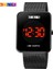 Siyah Skmeı Üst Marka Lüks Erkek Izle Paslanmaz Çelik Kayış Spor Saatler Erkek LED Haneli Kol Saatleri Su Geçirmez Saat Reloj Hombre (Yurt Dışından) 1