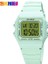 Açık Yeşil Skmeı Açık Spor Izle Erkekler Saatler Moda Basit Saatler Kadın Takvim Pu Kayış 5bar Su Geçirmez Dijital Saat Reloj Hombre (Yurt Dışından) 1
