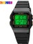 Açık Yeşil Skmeı Açık Spor Izle Erkekler Saatler Moda Basit Saatler Kadın Takvim Pu Kayış 5bar Su Geçirmez Dijital Saat Reloj Hombre (Yurt Dışından) 3