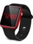 Kadınlar Için Siyah Kırmızı Moda Izle Elektronik LED Dijital Kadın Izle Rahat Basit Silikon Kadın Izle Montre Femme Zegarek Damski A001 (Yurt Dışından) 5