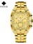 Altın Altın Wwoor Erkekler Chronograph Spor Saatler Erkekler Için Moda Kare Üst Marka Lüks Paslanmaz Çelik Su Geçirmez Kuvars Izle Reloj Hombre (Yurt Dışından) 1