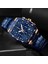 Altın Altın Wwoor Erkekler Chronograph Spor Saatler Erkekler Için Moda Kare Üst Marka Lüks Paslanmaz Çelik Su Geçirmez Kuvars Izle Reloj Hombre (Yurt Dışından) 3