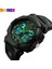 Yeşil Skmeı Erkekler Spor Kuvars Saatler Moda Açık Adam Saat Izle 2 Kez Su Geçirmez Dijital Erkekler Üst Kol Saati Reloj Hombre 1270 (Yurt Dışından) 4
