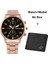 Saat-Cüzdan 03 Erkekler Için Saat ve Cüzdan Hediye Seti Üst Marka Lüks Iş Kuvars Kol Saati Erkek Arkadaşı Erkekler Orijinal Hediyeler Regalos Para Hombre (Yurt Dışından) 1