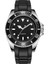 Siyah 40MM Dalgıçtan Esinlenen Döner Çerçeve 42MM Adam Izle Japonya Hareketi Cenevre Kauçuk Kayış (Yurt Dışından) 2