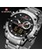 Mavi Altın Kutu Navıforce Casual Quartz Saat Erkekler Paslanmaz Çelik Erkekler Ordu Askeri LED Saat Erkek Su Geçirmez Saatler Relogio Masculino (Yurt Dışından) 2