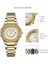 Pembe Reloj Mujer Wwoor Bayanlar Altın Izle Kadın Saatler En Lüks Elmas Bilezik Saatler Kadın Moda Su Geçirmez Tarih Kuvars Saat (Yurt Dışından) 4