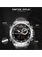 Kahve Kutusu Navıforce Casual Quartz Saat Erkekler Paslanmaz Çelik Erkek Ordu Askeri LED Saat Erkek Su Geçirmez Saatler Relogio Masculino (Yurt Dışından) 5