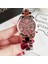 Kahverengi Gül Yeni Lüks Kadın Gül Siyah Izle Moda Bayanlar Kuvars Roma Kol Saati Zarif Kadın Bilezik Saatler Relojes Para Mujer Hediye (Yurt Dışından) 1