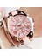 Kahverengi Gül Yeni Lüks Kadın Gül Siyah Izle Moda Bayanlar Kuvars Roma Kol Saati Zarif Kadın Bilezik Saatler Relojes Para Mujer Hediye (Yurt Dışından) 3